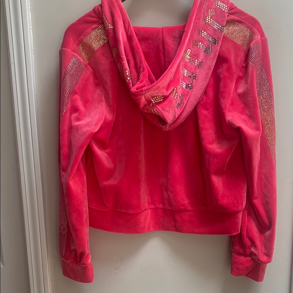 Juicy Couture Vibrant Pink Velour Jacket